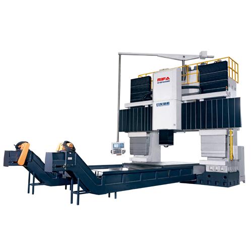 定柱動(dòng)梁式龍門鏜銑加工中心（龍門跨距2.8米）Double column boring and milling machining center with fixed column and moving beam (Double column span 2.8m